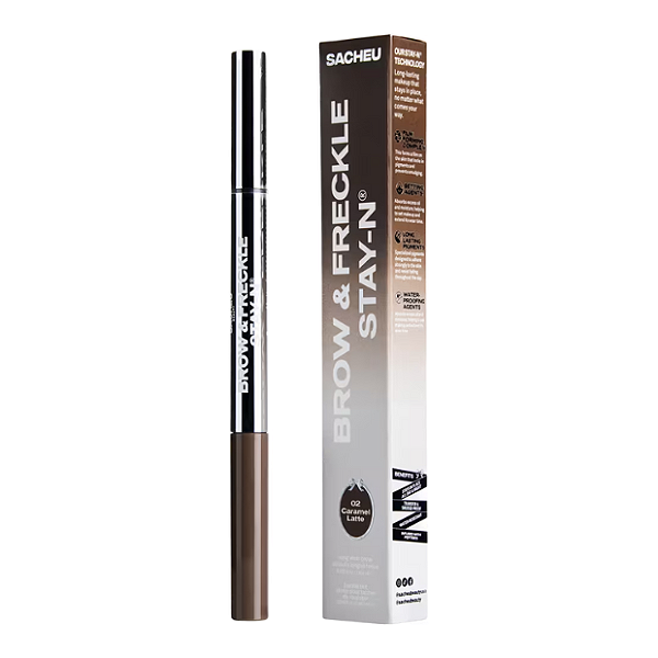 Tinta para Sobrancelhas e Sardas Sacheu Long Wear Brow & Freckle Tint STAY-N | Cor: Caramel Latte