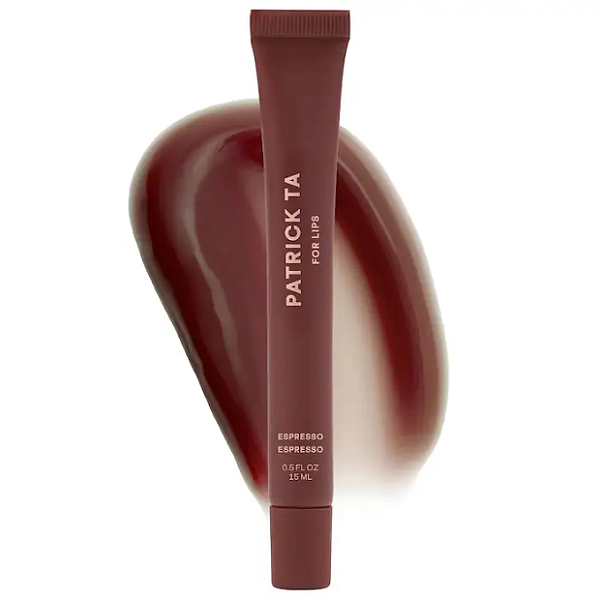 Lip Balm Patrick Ta Major Moisture Smoothing and Hydrating Tinted Lip Balm with Vitamin E | Cor: Espresso
