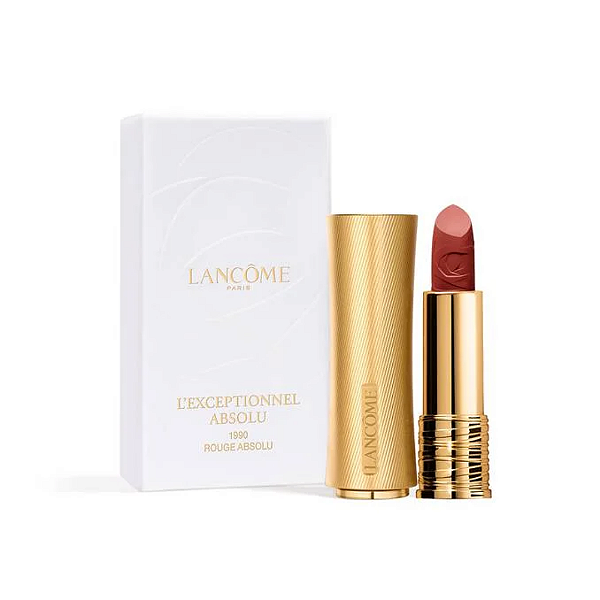 Batom Lancôme L’Absolu Rouge Drama Matte Lipstick 90th Anniversary | Cor: ROUGE ABSOLU 1990