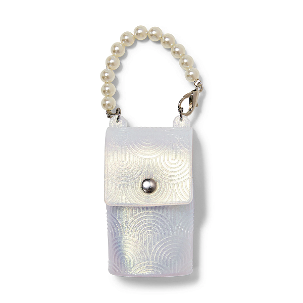 Suporte para Higienizador Bath and Body Works " PocketBac Holder " Pearl Snapcase