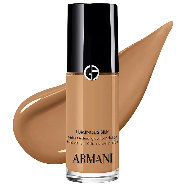 Mini Base Armani Beauty Mini Luminous Silk Natural Glow Blurring Liquid Foundation with 24HR Wear | Cor: 7.6 - medium tan