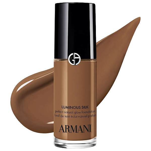 Mini Base Armani Beauty Mini Luminous Silk Natural Glow Blurring Liquid Foundation with 24HR Wear | Cor: 13.8 - very deep