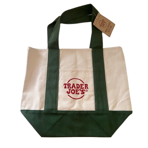 Sacola Reutilizável Trader Joe's Large Canvas Tote Bag | Cor: Verde-Floresta