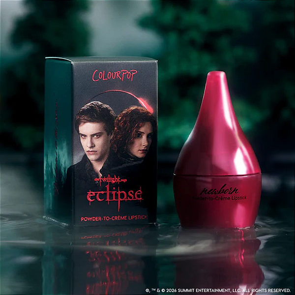 Batom em pó Colourpop X Twilight Eclipse Powder-to-Crème Lipstick