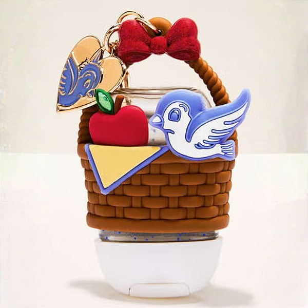Suporte para Higienizador Bath and Body Works "PocketBac Holder" Snow White Basket