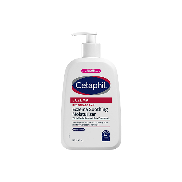 Hidratante Cetaphil Eczema Restoraderm Soothing Moisturizer Pump Bottle Unscented 473ml