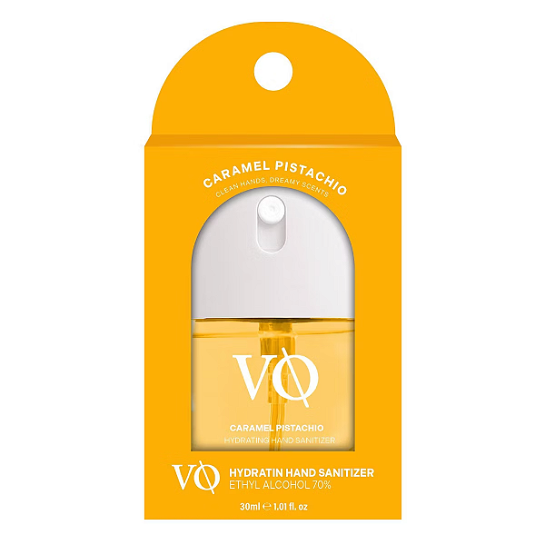 Higienizador de Mãos VQ Hand Sanitizer Caramel Pistachio 30 ml