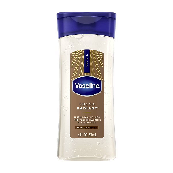 Óleo Corporal Hidratante Vaseline Intensive Care Cocoa Radiant Body Gel Oil for Glowing Skin 200ml | Cocoa Radiant