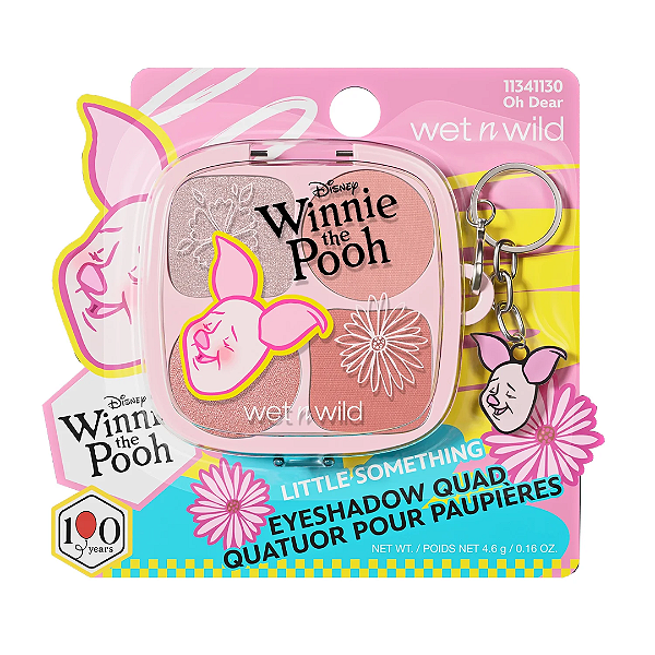 Paleta de Sombras Wet n Wild Winnie the Pooh Eyeshadow Little Something Eyeshadow Quad | Cor: Oh Dear