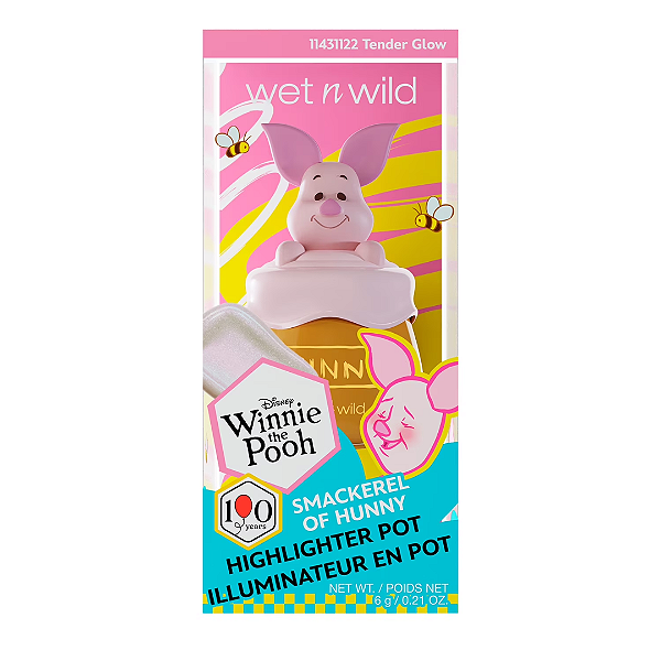 Iluminador Líquido Wet n Wild Winnie the Pooh Highlighter Smackerel of Hunny Highlighter Pot | Cor: Tender Glow