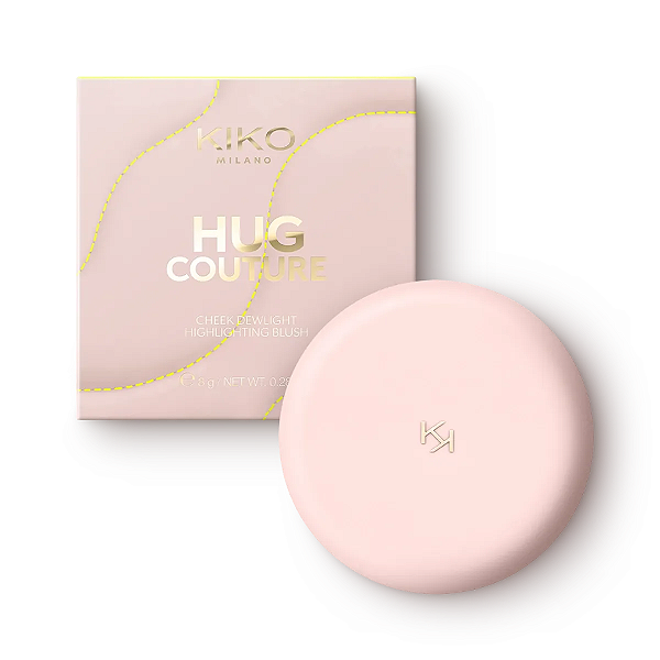 Blush Iluminador KIKO Milano Hug Couture Cheek Dewlight Highlighting Blush | Cor: 03 Cushion Coral