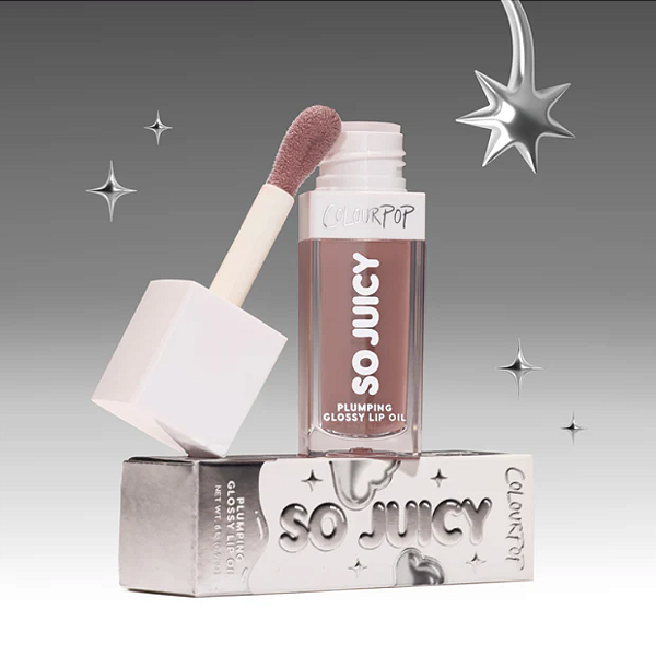 Lip Oil Colourpop So Juicy Plumping Glossy Lip Oil Lip Oil with Peptides| Cor: Shine On, Babe | EDIÇÃO LIMITADA