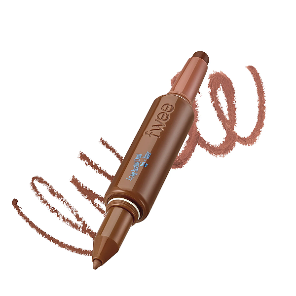 Duo Labial Fwee Long-Lasting Dual Coloring Stick Lip+Liner | Cor: Spill Tea