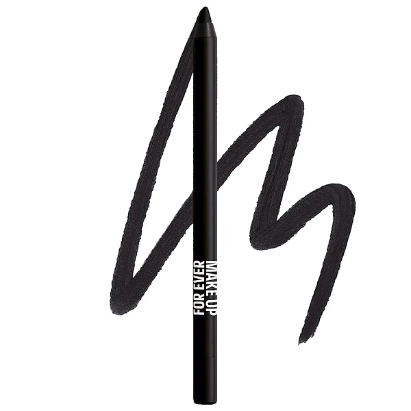 Lápis de Olho à Prova D'água Make Up For Ever Aqua Resist Color Pencil Waterproof Eyeliner | Cor: 01 Whatever Black