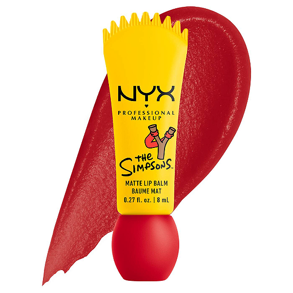Lip Balm Nyx Simpson Smushy Matte Lip Balm | Cor: REBEL RED