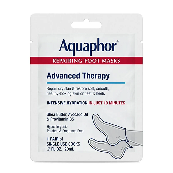 Máscara para os Pés Aquaphor Aquaphor Advanced Therapy Repairing Foot Mask | 1 Par