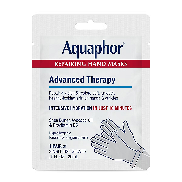 Máscara Hidratante para as Mãos Aquaphor Advanced Therapy Repairing Hand Mask | 1 Par