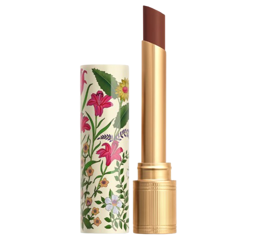 Batom Gucci Limited-Edition Rouge De Beauté Brillant Flora | Cor: 122 Eliza Ginger | EDIÇÃO LIMITADA