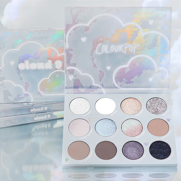 Paleta de Sombras Colourpop Cloud 9 Cool-Tone Powder Palette