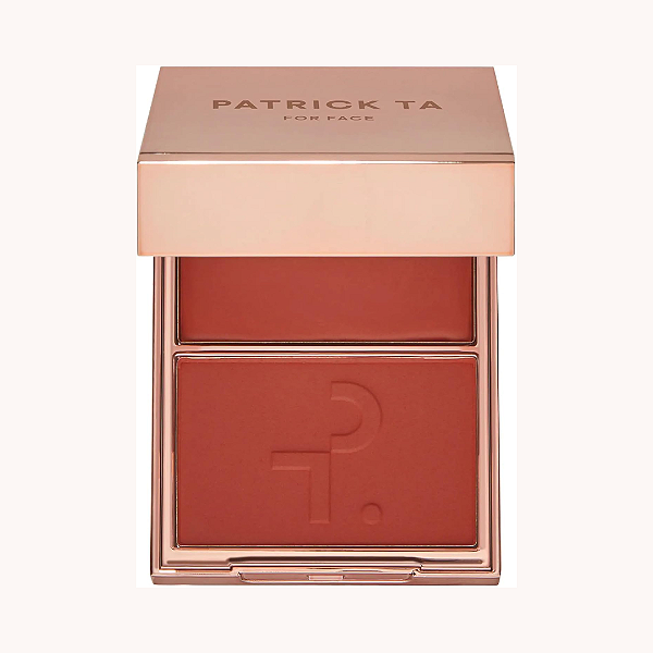Duo Blush Patrick Ta Major Headlines Double-Take Crème & Powder Blush Duo | Cor: She’s Baked