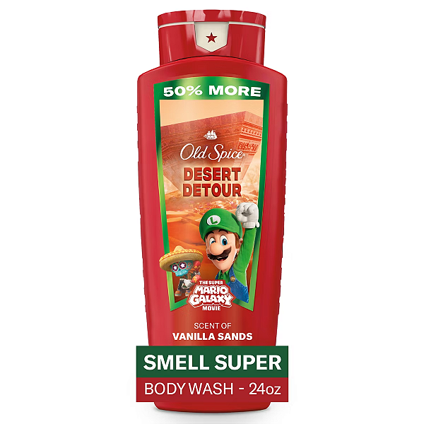 Old Spice x The Super Mario Galaxy Men's Body Wash 709ml | Vanilla Sands