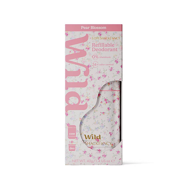 Desodorante LoveShackFancy x Target Wild Cosmetics Sunrise Patchwork Refillable Deodorant