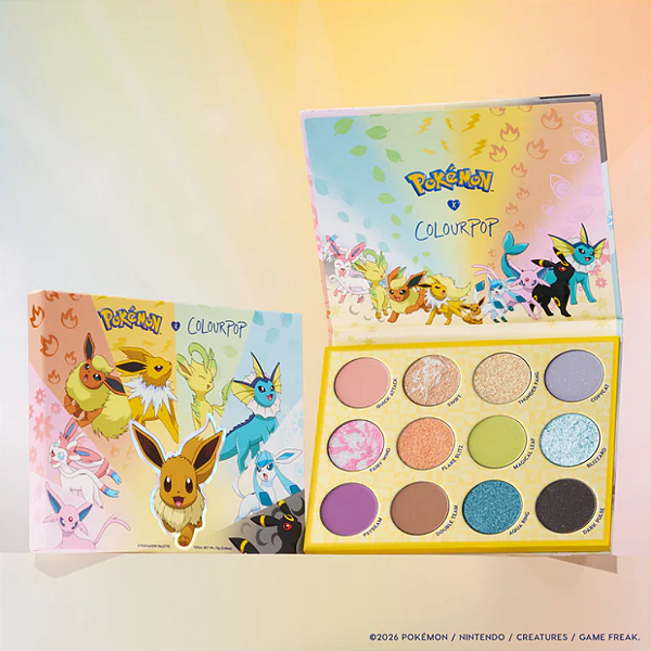 Paleta de Sombras Colourpop Eeveelution Eyeshadow Palette | Pokémon