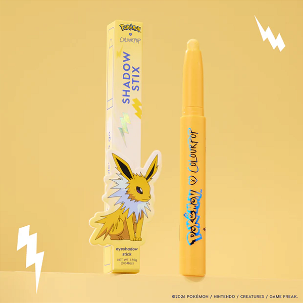 Sombra em Bastão Colourpop Pokemon Shadow Stix | Cor: Jolteon | Pokémon