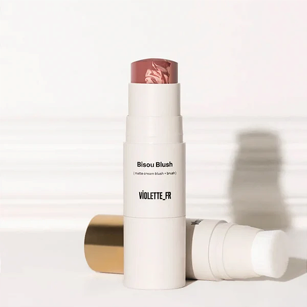 Blush em Bastão VIOLETTE_FR Cream Blush Brush Bisou Blush | Cor: Louise