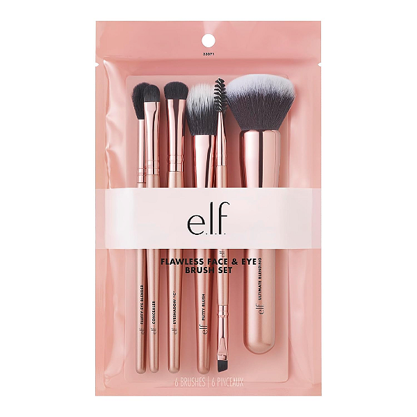 Kit de Pinceis E.l.f. Flawless Face Kit