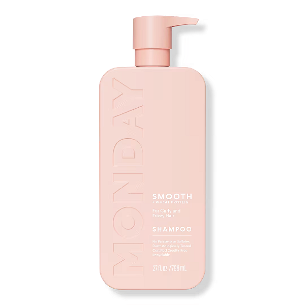 Shampoo MONDAY Haircare Smooth Shampoo for Curly & Frizzy Hair with Wheat Protein 887ml