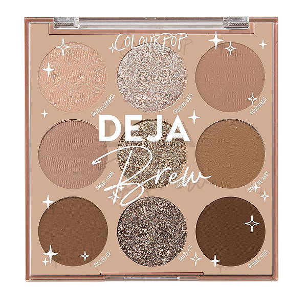 Paleta de Sombras ColourPop Deja Brew Eyeshadow Palette