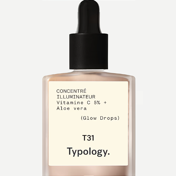 Iluminador Typology Paris Glow Drops T31 5% Vitamin C + Aloe Vera
