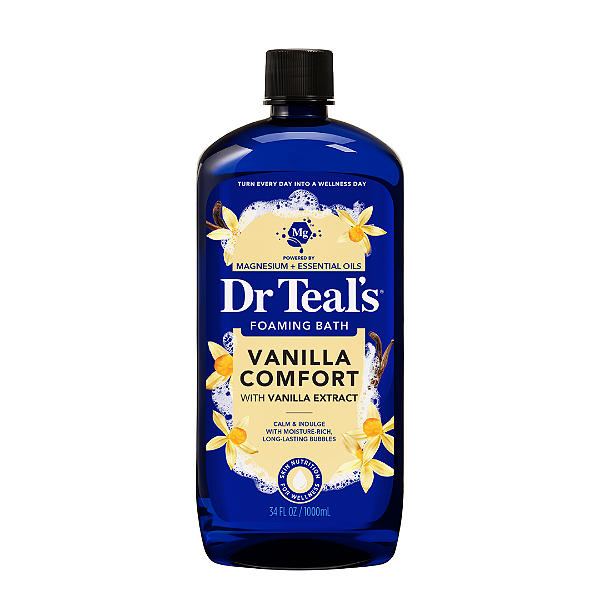 Sabonete Líquido Dr Teal’s Vanilla Comfort with Vanilla Extract Foaming Bath 1000ml