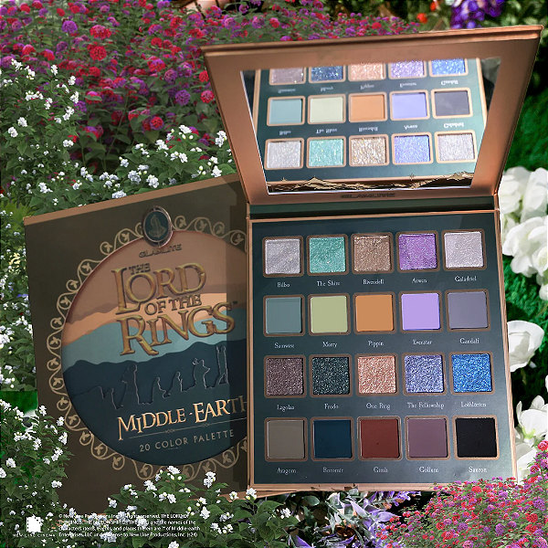Paleta de Sombras Glamlite The Lord of the Rings x Glamlite Middle-earth Palette