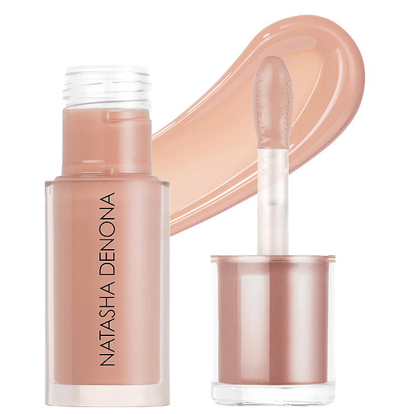 Gloss Labial Natasha Denona Hy-Gloss Milky Tinted Lip Gloss Balm | Cor: Peach Milk