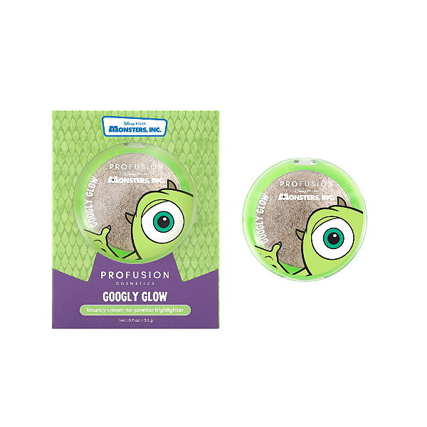 Iluminador Profusion Cosmetics Monsters Inc Bouncy Highlighter | Googly Glow