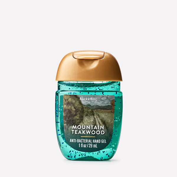Higienizador de Mãos Bath and Body Works Mountain Teakwood PocketBac Hand Sanitizer