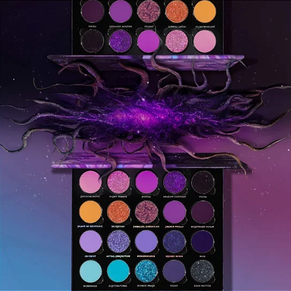 Paleta de Sombras Bellabeautébar Dark Dreamscape Magnetic Palette