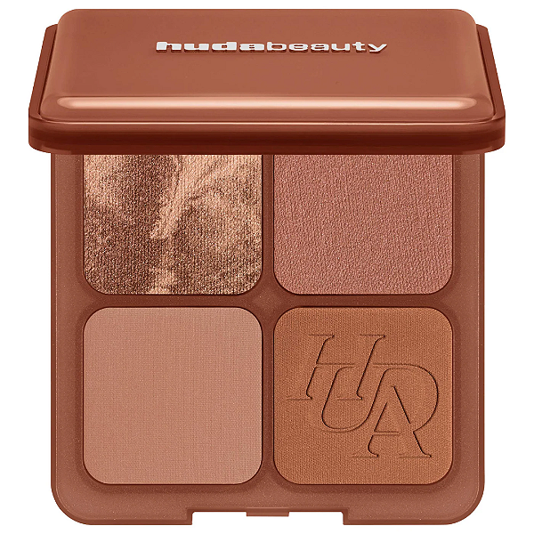 Paleta de Bronzer Huda Beauty Bronze Filter Bronzer and Contour Palette | Cor: Medium