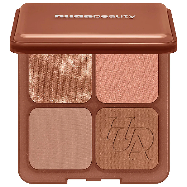 Paleta de Bronzer Huda Beauty Bronze Filter Bronzer and Contour Palette | Cor: Light