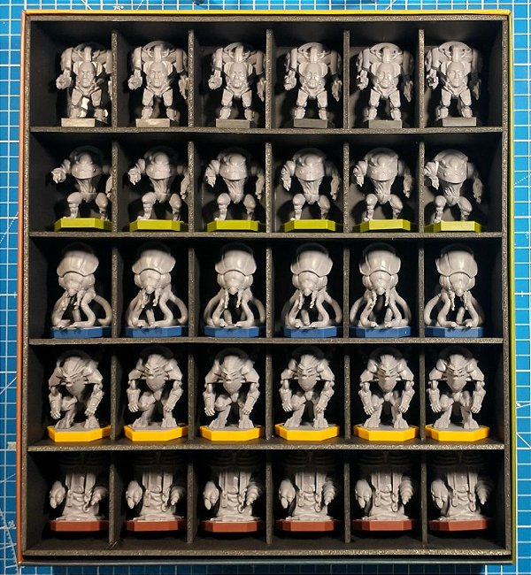 Insert para Miniaturas do jogo Anachrony + Expansão Clássica (versão Nacional)