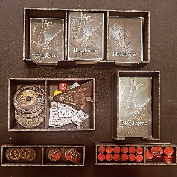 Insert para Bloodborne Cardgame (+expansão)