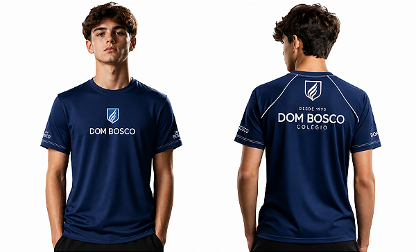 CAMISETA AZUL UNISSEX - NOVO