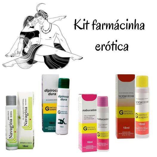 Kit Farmácia Erótica 5 Itens - Secret Love