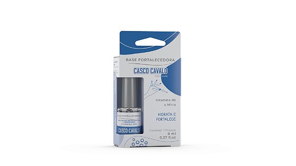 BASE FORTALECEDORA CASCO CAVALO 8 ML embalagem blister