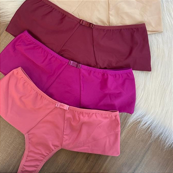 Calcinha cintura alto fio duplo