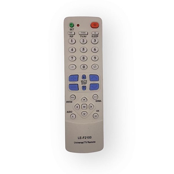Controle Universal Para Televisão de Tubo LE-F2100 - AMS ACESSÓRIOS -  Controles Remotos, Cabos e Acessórios