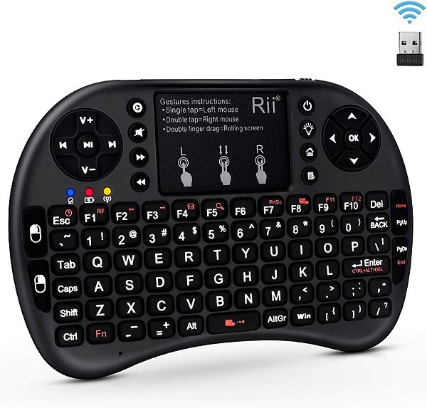 Mini Teclado Keyboard Sem Fio Wireless Iluminado Luz Led LE-7716 - AMS  ACESSÓRIOS - Controles Remotos, Cabos e Acessórios