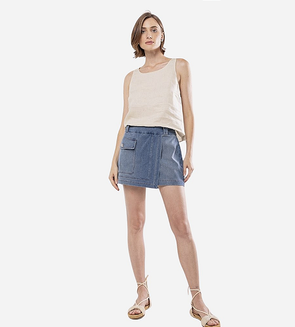 Shorts Saia Denin